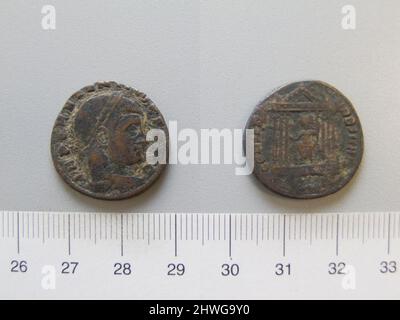 1 Nummus de Maxentius, César 306 307, Auguste 307 312 de Rome. Règle: Maxentius, empereur de Rome, ca. 278–312, réglée 306–12 monnaie: Rome artiste: Inconnu Banque D'Images