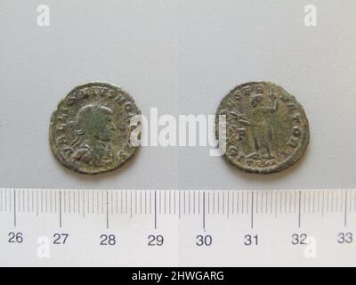 1 Nummus de Licinius II de Arelate. Règle: Licinius II monnaie: Arelate artiste: Inconnu Banque D'Images