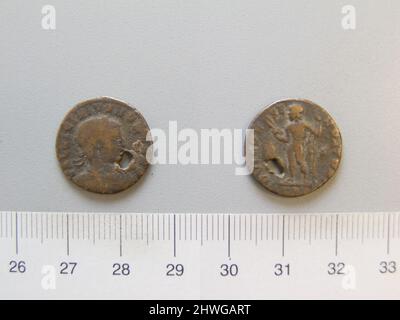 1 Nummus de Licinius II de Arelate. Règle: Licinius II monnaie: Arelate artiste: Inconnu Banque D'Images