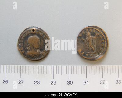 1 Nummus de Licinius II de Arelate. Règle: Licinius II monnaie: Arelate artiste: Inconnu Banque D'Images