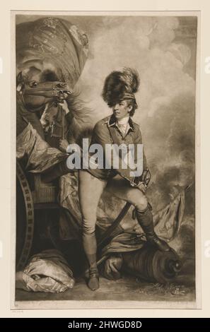 Colonel Tarleton (Sir Bennastre Tarleton, 1754-1883). Artiste: John Raphael Smith, Britannique, 1752–1812After: Sir Joshua Reynolds, Britannique, 1723–1792 Banque D'Images