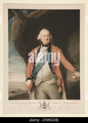 Cornwallis. Après : John Singleton Copley, cuisine américaine, 1738–1815 Banque D'Images