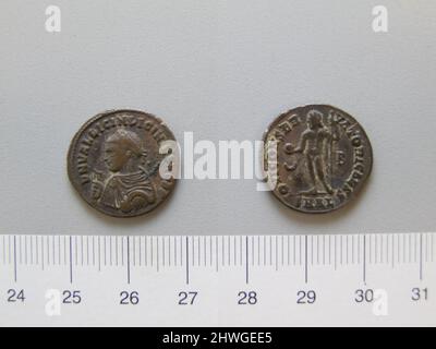 1 Nummus de Licinius II d'Alexandrie. Règle: Licinius II monnaie: Alexandrie artiste: Inconnu Banque D'Images