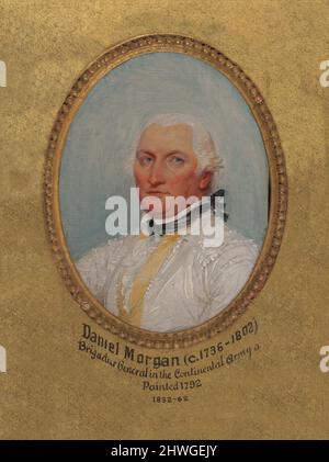 Daniel Morgan (vers 1736-1802). Artiste: John Trumbull, américain, 1756–1843 Banque D'Images