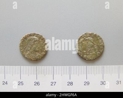 1 Nummus de Constantius Gallus, César 351 354. Souverain : Constantius Gallus, empereur de Rome, 326–354, dirigé de 351–54 artiste : inconnu Banque D'Images