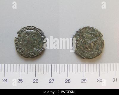 1 Nummus de Constantius Gallus, César 351 354. Souverain : Constantius Gallus, empereur de Rome, 326–354, dirigé de 351–54 artiste : inconnu Banque D'Images