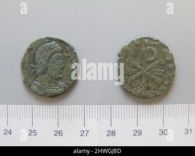 1 Nummus de Constantius Gallus, César 351 354. Souverain : Constantius Gallus, empereur de Rome, 326–354, dirigé de 351–54 artiste : inconnu Banque D'Images