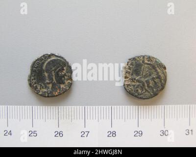 1 Nummus de Constantius Gallus, César 351 354. Souverain : Constantius Gallus, empereur de Rome, 326–354, dirigé de 351–54 artiste : inconnu Banque D'Images