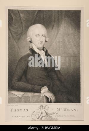 Thomas McKean. Graveur: Cornelius Tiebout, américain, ca. 1773–1830 Banque D'Images