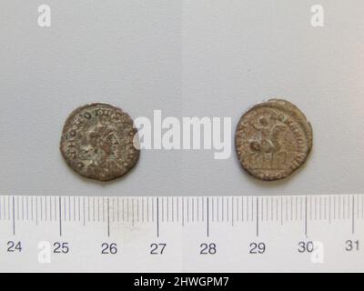 1 Nummus de Honorius, Flavius, empereur de Rome. Souverain: Honorius, Flavius, empereur de Rome, A.D. 384–423, dirigé de 393–423 artiste: Inconnu Banque D'Images