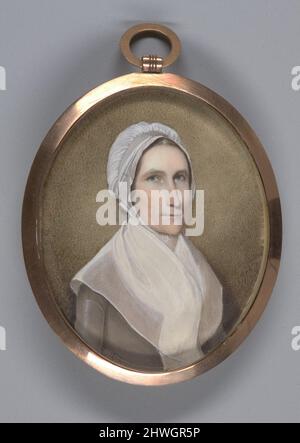 Madame, peut-être Madame James Gittings. Artiste: Inconnu artiste, anciennement attribué à: Charles Willson Peale, américain, 1741–1827 Banque D'Images