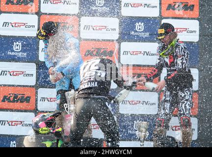 Matnova, Italie, 06 mars 2022, MXGP de Lombardie. Deuxième course de femmes MXGP crédit: Nderim Kacili/Alamy Live News Banque D'Images