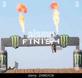 Matnova, Italie, 06 mars 2022, MXGP de Lombardie. Deuxième course de femmes MXGP crédit: Nderim Kacili/Alamy Live News Banque D'Images