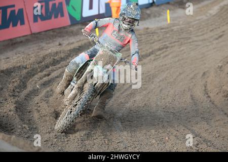 Matnova, Italie, 06 mars 2022, MXGP de Lombardie. Deuxième course de femmes MXGP crédit: Nderim Kacili/Alamy Live News Banque D'Images