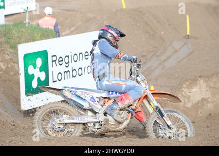 Matnova, Italie, 06 mars 2022, MXGP de Lombardie. Deuxième course de femmes MXGP crédit: Nderim Kacili/Alamy Live News Banque D'Images