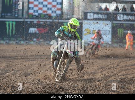 Matnova, Italie, 06 mars 2022, MXGP de Lombardie. Deuxième course de femmes MXGP crédit: Nderim Kacili/Alamy Live News Banque D'Images