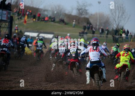 Matnova, Italie, 06 mars 2022, MXGP de Lombardie. Deuxième course de femmes MXGP crédit: Nderim Kacili/Alamy Live News Banque D'Images