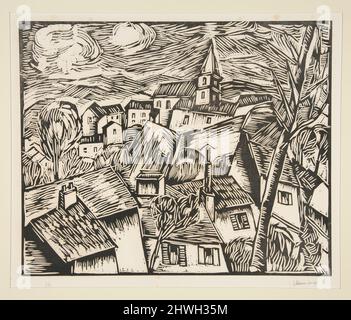 Bougival. Artiste : Maurice de Vlaminck, français, 1876–1958 Banque D'Images