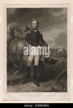 Général Andrew Jackson. Artiste: Asher Brown Durand, américain, 1796–1886After: John Vanderlyn, américain, 1775–1852 Banque D'Images