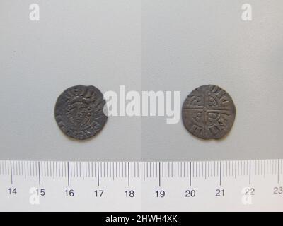 1 Penny de Henry III, roi d'Angleterre de Canterbury. Souverain: Henry III, roi d'Angleterre, anglais, 1207–1272, règle 1216–72 monnaie: Canterbury artiste: Inconnu Banque D'Images