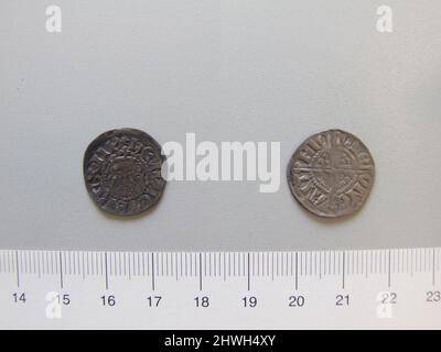 1 Penny de Henry III, roi d'Angleterre de Canterbury. Souverain: Henry III, roi d'Angleterre, anglais, 1207–1272, règle 1216–72 monnaie: Canterbury artiste: Inconnu Banque D'Images