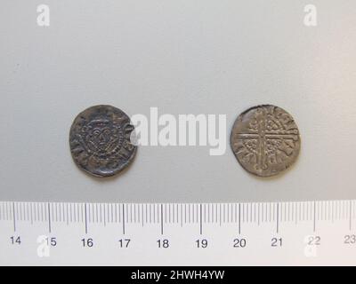 1 Penny de Henry III, roi d'Angleterre de Londres. Souverain: Henry III, roi d'Angleterre, anglais, 1207–1272, règle 1216–72 monnaie: Londres artiste: Inconnu Banque D'Images