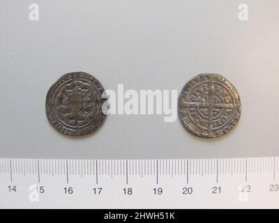 Halfgroat d'Edward le confesseur de Londres. Règle: Edward, roi d'Angleterre, ca. 1003–1066, statué 1042–65 monnaie: London artiste: Inconnu Banque D'Images