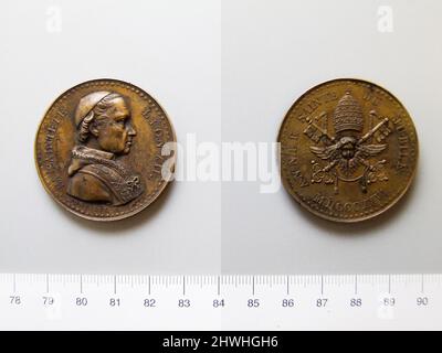 Médaille du Pape Léon XII Artiste: Pope Leo XII, Italien, 1760–1829 artiste: Fleury Montagny, Français, 1760–1836 Banque D'Images
