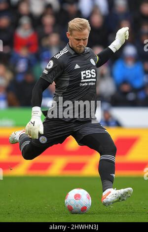 LEICESTER, ROYAUME-UNI. 5th MARS lors du match de la Premier League entre Leicester City et Leeds United au King Power Stadium de Leicester le samedi 5th mars 2022. (Crédit : Jon Hobley | MI News) Banque D'Images