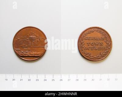 Médaille bataille de Germantown, PA.. Artiste : inconnu Banque D'Images