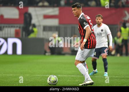 Paris, France. 05th mars 2022. Joueurs sur le terrain au match Nice vs PSG à Nice, France, le 5 mars 2022.(photo de Lionel Urman/Sipa USA) crédit: SIPA USA/Alay Live News Banque D'Images