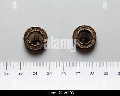 Médaille de la campagne pour John Bell et Edward Everett. Sujet: John Bell objet: Edward Everett, cuisine américaine, 1794–1865 monnaie: Inconnue Banque D'Images