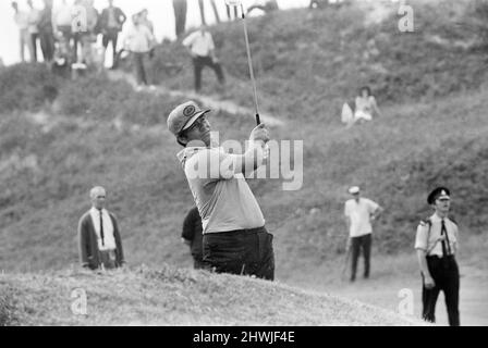 British Open 1971. Royal Birkdale Golf Club à Southport, Angleterre, du 7th au 10th juillet 1971. Photo : Lee Trevino, 9th juillet 1971. Banque D'Images