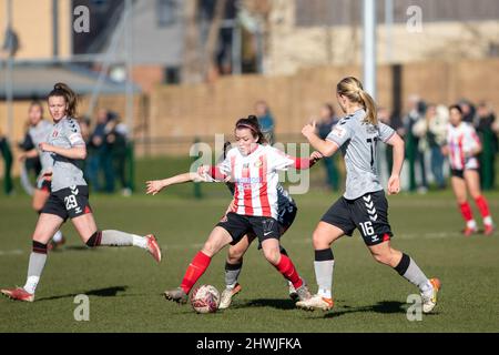 Hetton le Hole, Royaume-Uni. 06th mars 2022. Joice de Sunderland pendant le match de football FA WSL 2 entre Sunderland et Charlton Richard Callis/SPP crédit: SPP Sport Press photo. /Alamy Live News Banque D'Images