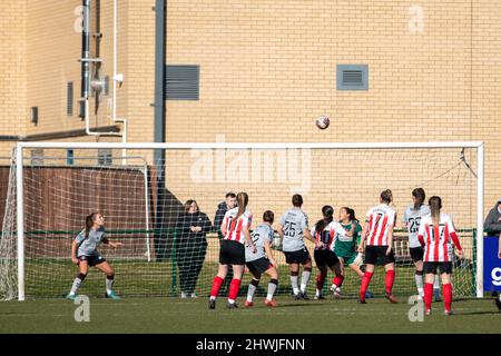 Hetton le Hole, Royaume-Uni. 06th mars 2022. Action pendant le match de football FA WSL 2 entre Sunderland et Charlton Richard Callis/SPP crédit: SPP Sport Press photo. /Alamy Live News Banque D'Images