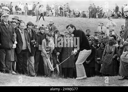 Les matchs de la Ryder Cup 20th ont eu lieu à Muirfield à Gullane, East Lothian, en Écosse. L'équipe des États-Unis a remporté la compétition avec un score de 19 à 13 points. En photo, Tony Jacklin joue pour Team Great Britain and Ireland. 22nd septembre 1973. Banque D'Images