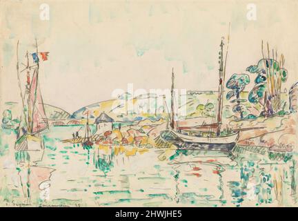 Concarneau. Artiste : Paul Signac, français, 1863–1935 Banque D'Images