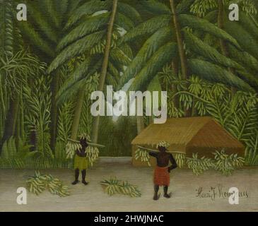 Récolte de bananes. Artiste : Henri Rousseau, appelé le Douanier Rousseau, français, 1844–1910 Banque D'Images