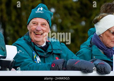 Oslo  Harald pendant le saut à ski pour hommes au festival de  ski de Holmenkollen 2022. Photo: Lise Aaserud / NTB Photo Stock - Alamy