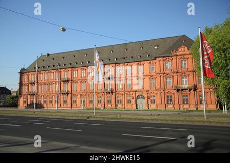 Palais électoral baroque de Mayence, Rhénanie-Palatinat, Allemagne Banque D'Images