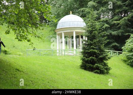 Temple de l'amitié dans le Fürstenlager à Bensheim, Hesse, Allemagne Banque D'Images