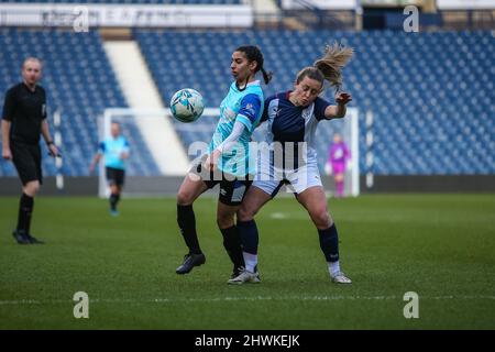 West Bromwich, Royaume-Uni. 06th mars 2022. Kira Rai (16 Comté de Derby) contrôle la balle dans le match WNL entre West Bromwich Albion et Derby County aux Hawthorns. Gareth Evans/SPP crédit: SPP Sport presse photo. /Alamy Live News Banque D'Images