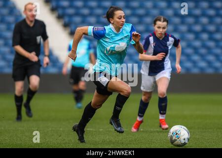 West Bromwich, Royaume-Uni. 06th mars 2022. Sophie Domingo (11 Comté de Derby) va de l'avant dans le match WNL entre West Bromwich Albion et Derby County aux Hawthorns. Gareth Evans/SPP crédit: SPP Sport presse photo. /Alamy Live News Banque D'Images