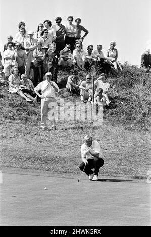 British Open 1971. Royal Birkdale Golf Club à Southport, Angleterre, du 7th au 10th juillet 1971. Photo : Jack Nicklaus, 8th juillet 1971. Banque D'Images