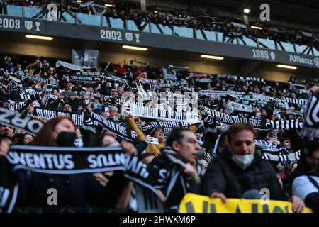 Turin, Italie. 06th mars 2022. Lors du championnat italien Serie Un match de football entre Juventus FC et Spezia Calcio le 6 mars 2022 au stade Allianz à Turin, Italie - photo Nderim Kacili/DPPI crédit: DPPI Media/Alay Live News Banque D'Images