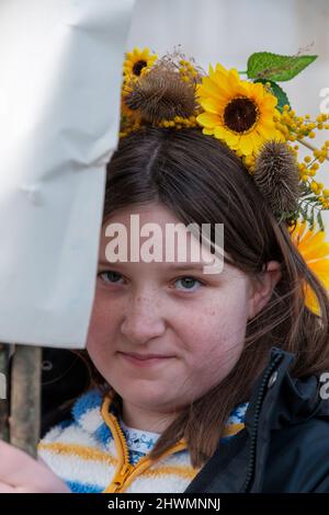 Stop the War est sorti ce week-end pour protester contre la guerre russo-ukrainienne, le désarmement nucléaire et les sentiments anti-OTAN Banque D'Images