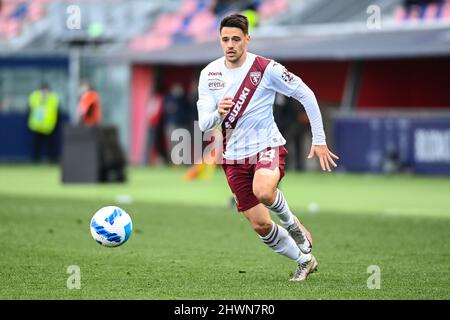 Bologne, Italie. 06th mars 2022. Josip Brekalo (torino FC) en action pendant le FC de Bologne contre le FC de Turin, football italien série A match à Bologne, Italie, mars 06 2022 crédit: Independent photo Agency/Alay Live News Banque D'Images