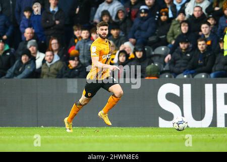 MKM Stadium, Hull, Angleterre - 5th mars 2022 Brandon Fleming (21) de Hull - pendant le match Hull City / West Bromwich Albion, EFL Championship 2021/22 MKM Stadium, Hull, Angleterre - 5th mars 2022 crédit: Arthur Haigh/WhiteRosePhotos/Alay Live News Banque D'Images