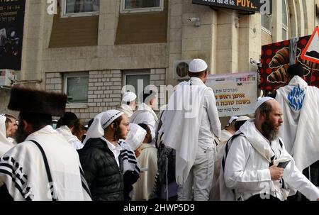 Uman, Ukraine. 21th de septembre 2017. Pèlerinage juif sur le site Saint de la tombe du Rabi Nachman de Bresslov. Banque D'Images