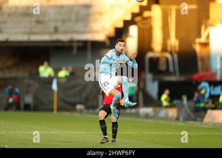 Vigo, Espagne. 6th mars 2022. BRAIS Mendez (Celta) football : match espagnol 'la Liga Santander' entre RC Celta de Vigo 4-3 RCD Mallorca à l'Estadio Abanca Balaidos à Vigo, Espagne . Crédit: Mutsu Kawamori/AFLO/Alay Live News Banque D'Images